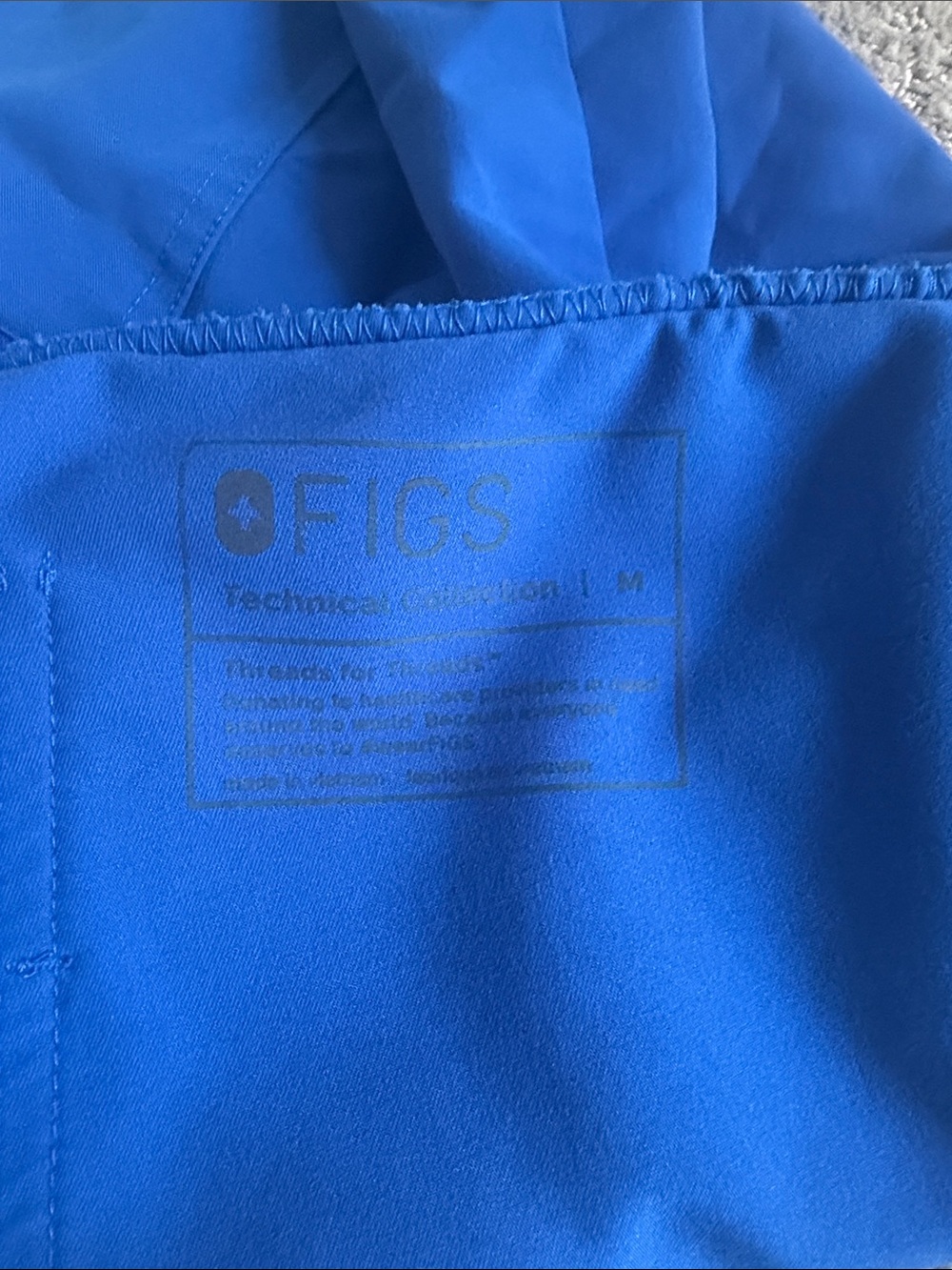 Figs Joggers in Royal Blue - Picture 2 of 3